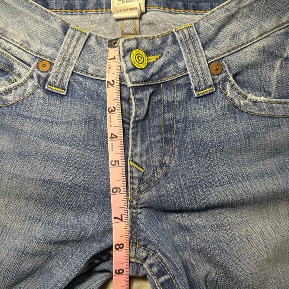 True Religion Becky Jeans Women 29 Low Rise Bootcut Denim Flap Pockets Western - Picture 10 of 17
